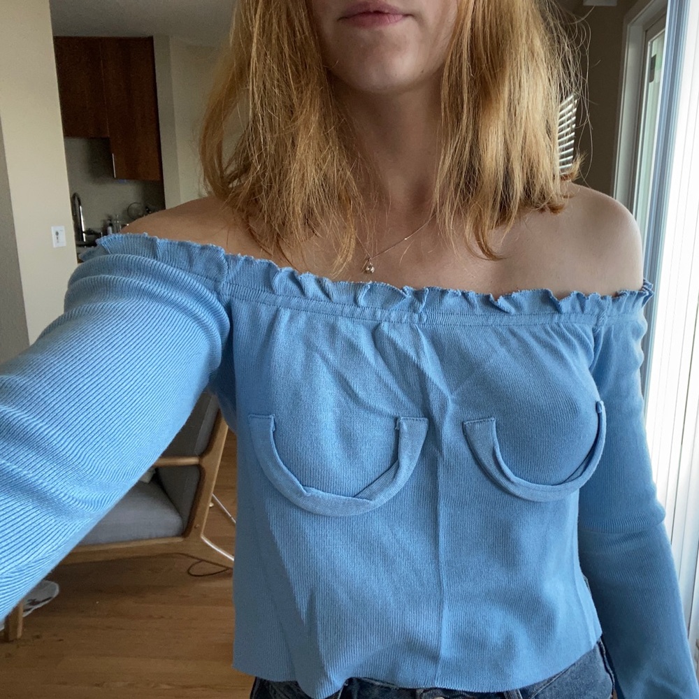 Orseund Iris Lookalike Boob Crop Shirt